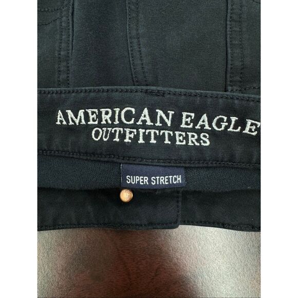 American Eagle Black Super Stretch AEO Knit Jegging Size 14 Short - Picture 6 of 10